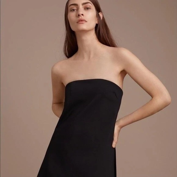 Babaton Alice Blouse Strapless Black - Picture 6 of 10